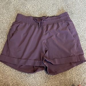 Purple lulu shorts